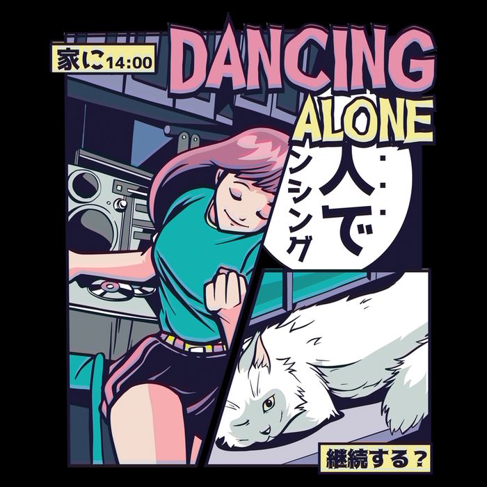 Dancing Alone Anime Hoodie
