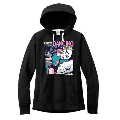 Dancing Alone Anime Women's Fleece Hoodie