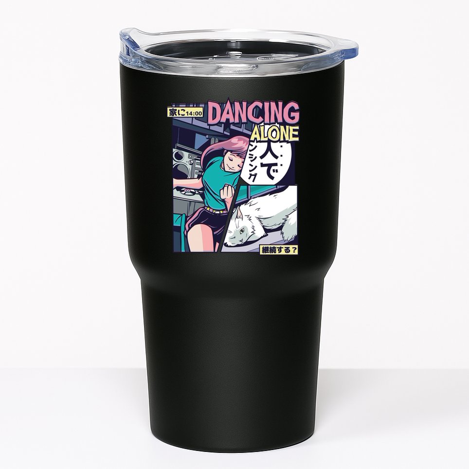 Dancing Alone Anime Tumbler