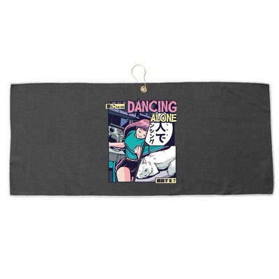 Dancing Alone Anime Large Microfiber Waffle Golf Towel