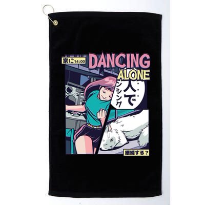 Dancing Alone Anime Platinum Collection Golf Towel