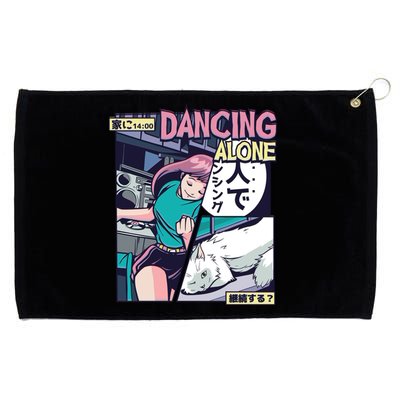 Dancing Alone Anime Grommeted Golf Towel