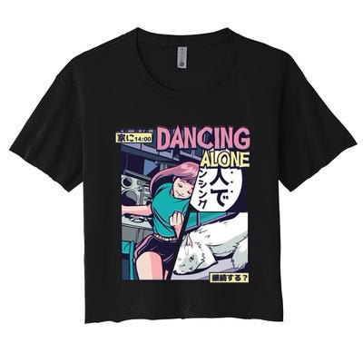 Dancing Alone Anime Crop Top