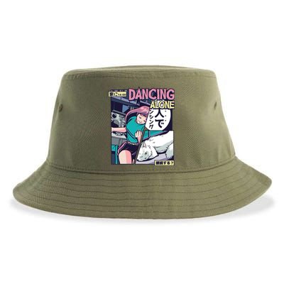 Dancing Alone Anime Sustainable Bucket Hat