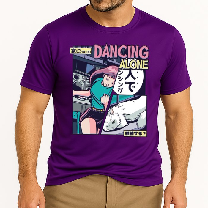 Dancing Alone Anime Cooling Performance Crew T-Shirt