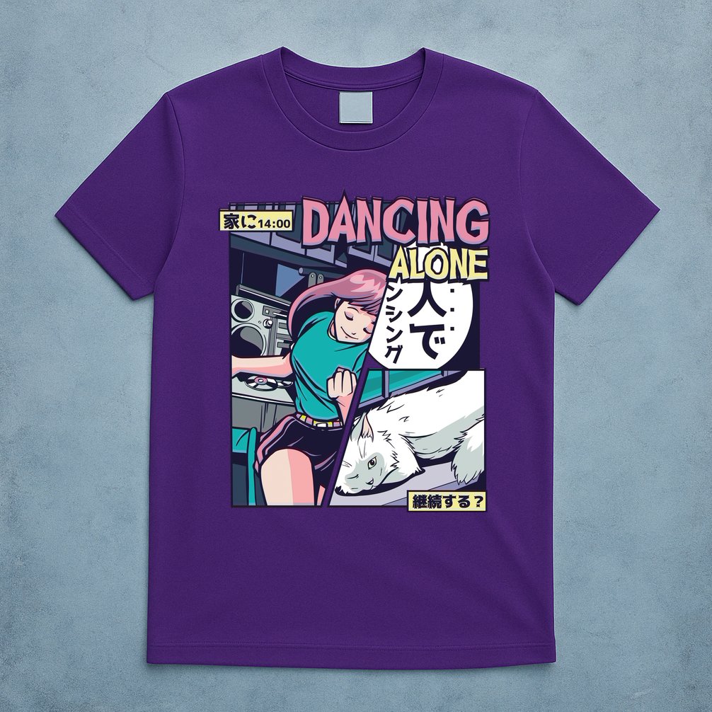 Dancing Alone Anime T-Shirt
