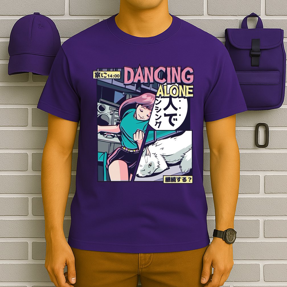 Dancing Alone Anime T-Shirt