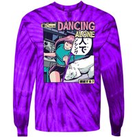 Dancing Alone Anime Tie-Dye Long Sleeve Shirt