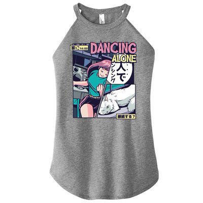 Dancing Alone Anime Women’s Perfect Tri Rocker Tank