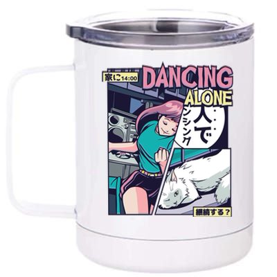 Dancing Alone Anime 12 oz Stainless Steel Tumbler Cup