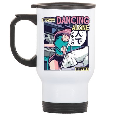 Dancing Alone Anime Stainless Steel Travel Mug