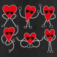 Dancing Hearts Dance Challenge Valentines Day Cool Comfort Performance Bucket Hat