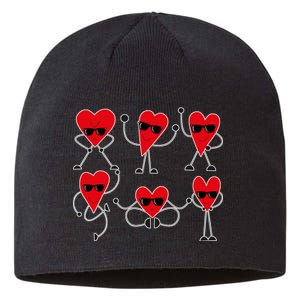 Dancing Hearts Dance Challenge Valentines Day Sustainable Beanie