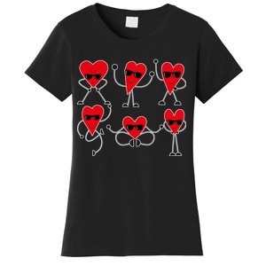 Dancing Hearts Dance Challenge Valentines Day Women's T-Shirt