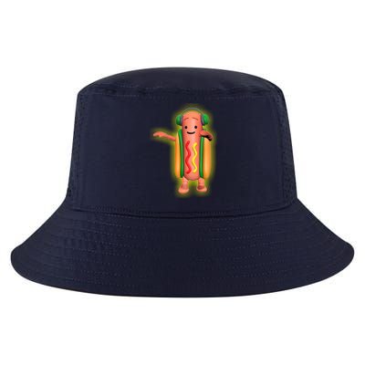 Dancing Hot Dog Funny Filter Meme Cool Comfort Performance Bucket Hat