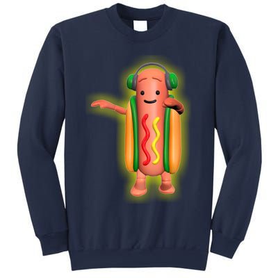 Dancing Hot Dog Funny Filter Meme Sweatshirt