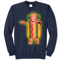 Dancing Hot Dog Funny Filter Meme Sweatshirt