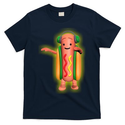 Dancing Hot Dog Funny Filter Meme T-Shirt