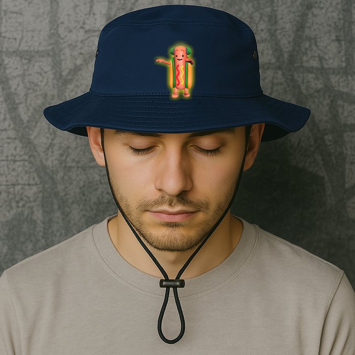 Dancing Hot Dog Funny Filter Meme Bucket Hat