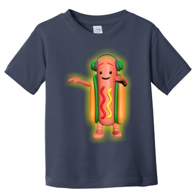 Dancing Hot Dog Funny Filter Meme Toddler T-Shirt