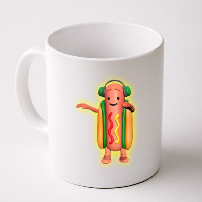 Dancing Hot Dog Funny Filter Meme Coffee Mug