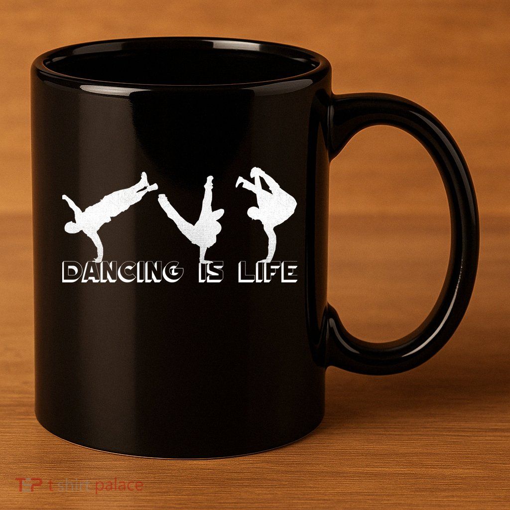 Dancing Is Life 11oz C Handle Ceramic Mug