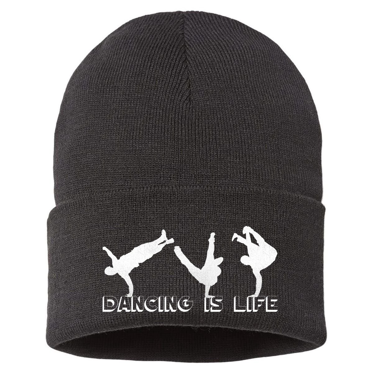 Dancing Is Life Sustainable Knit Beanie