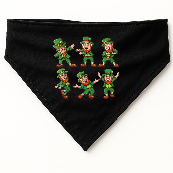 Dancing Leprechaun Dab USA-Made Doggie Bandana