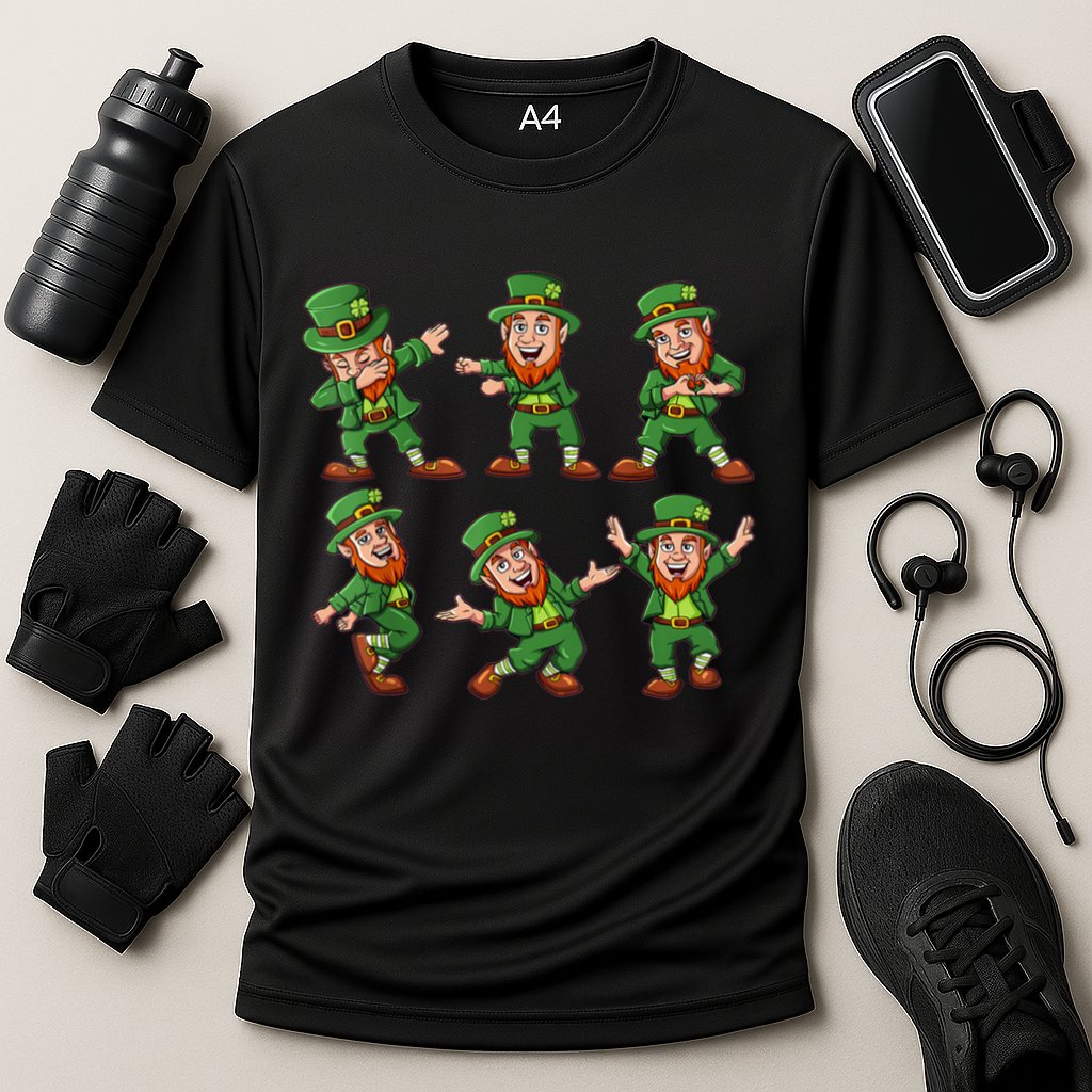 Dancing Leprechaun Dab Performance Shirt