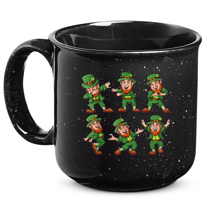 Dancing Leprechaun Dab 15oz Campfire Ceramic Mug