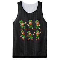 Dancing Leprechaun Dab Mesh Reversible Basketball Jersey Tank