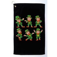 Dancing Leprechaun Dab Golf Towel