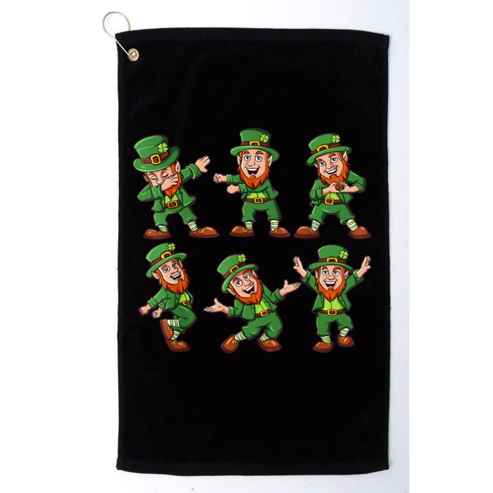 Dancing Leprechaun Dab Golf Towel