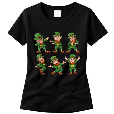 Dancing Leprechaun Dab Womens T-Shirt