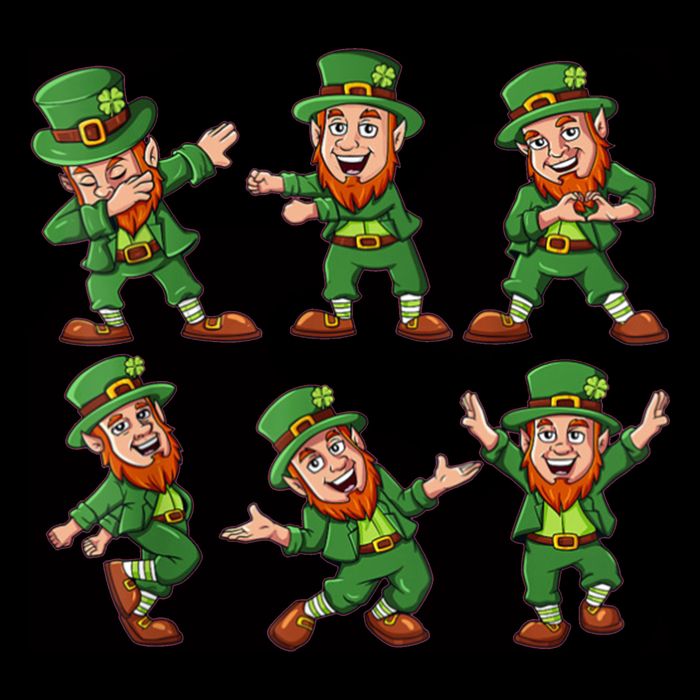 Dancing Leprechaun Dab Kids T-Shirt