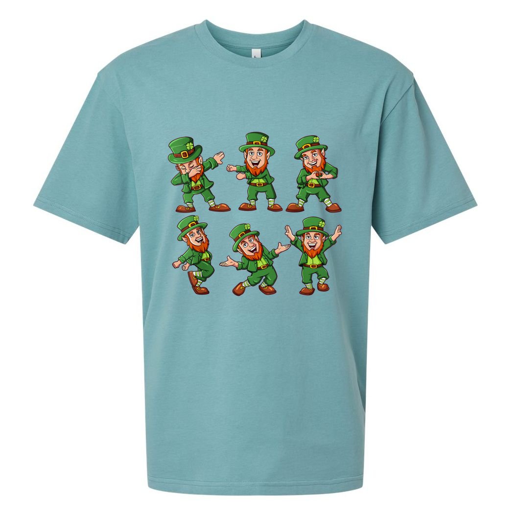 Dancing Leprechaun Dab Sueded Cloud Jersey T-Shirt