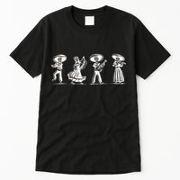 Dancing Mexican Skeletons Playing Music Tall T-Shirt