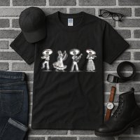Dancing Mexican Skeletons Playing Music Tall T-Shirt
