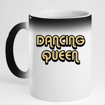 Dancing Queen 11oz Black Color Changing Mug