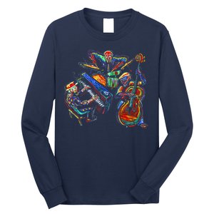 Dancing Skeleton Music Band Long Sleeve Shirt