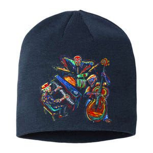 Dancing Skeleton Music Band Sustainable Beanie