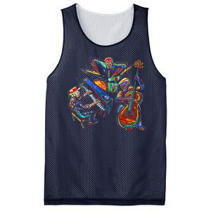 Dancing Skeleton Music Band Mesh Reversible Basketball Jersey Tank