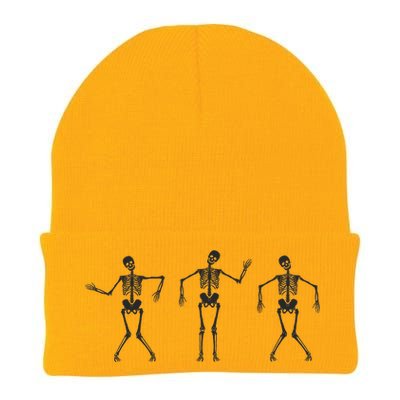 Dancing Skeletons Cute Halloween Knit Cap Winter Beanie