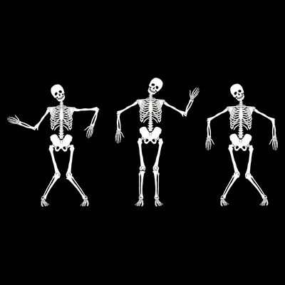 Dancing Skeletons Cute Halloween T-Shirt