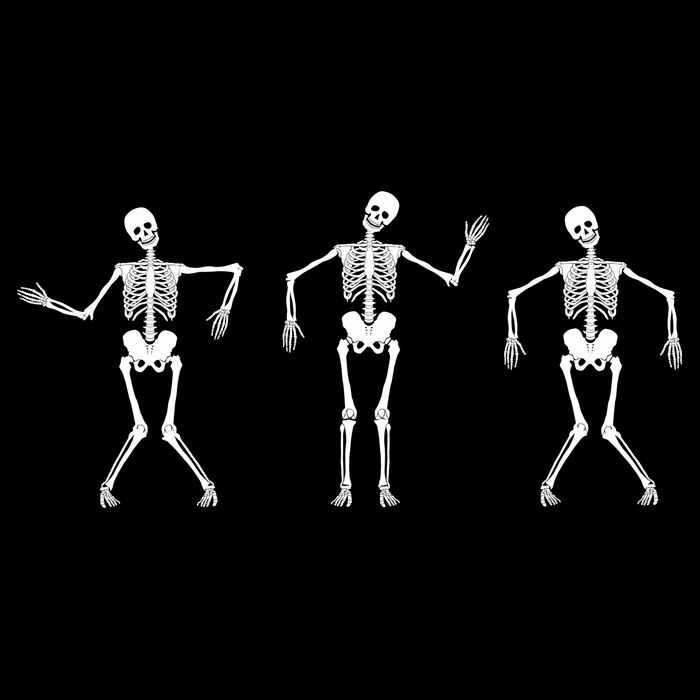 Dancing Skeletons Cute Halloween Tall T-Shirt
