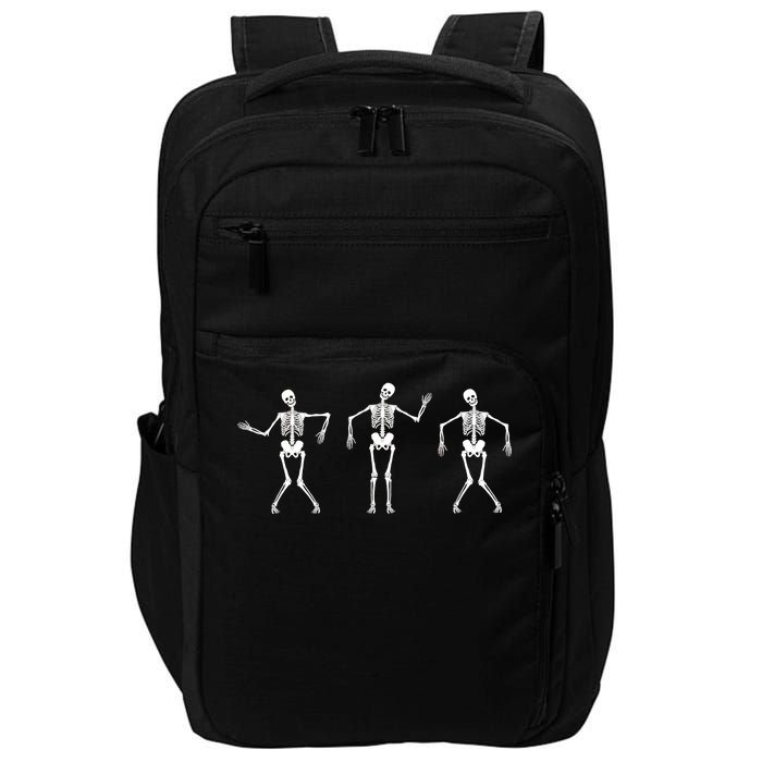 Dancing Skeletons Cute Halloween Impact Tech Backpack