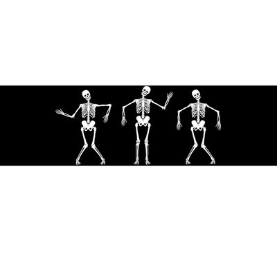 Dancing Skeletons Cute Halloween Bumper Sticker