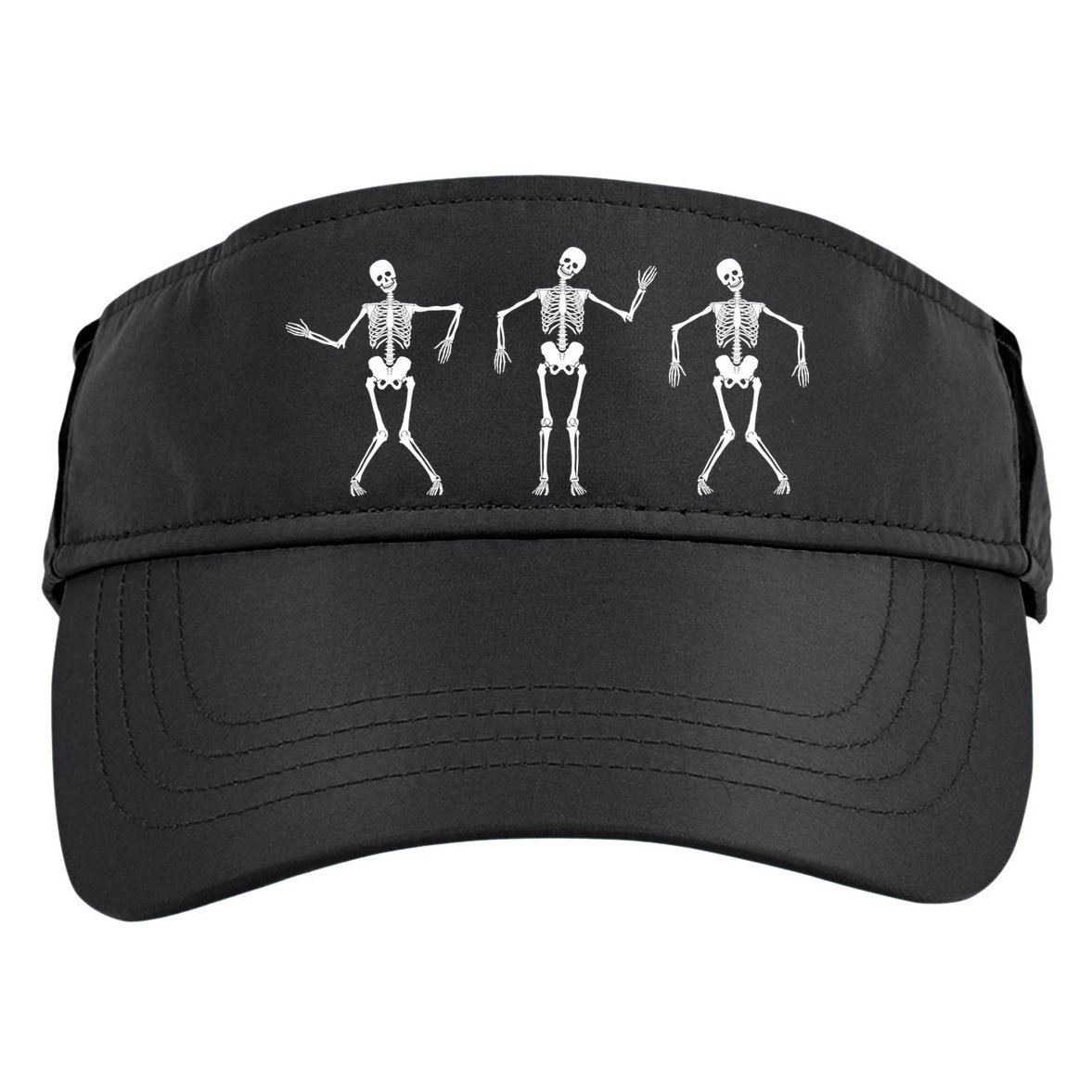 Dancing Skeletons Cute Halloween Adult Drive Performance Visor