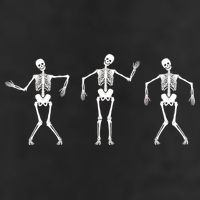 Dancing Skeletons Cute Halloween Adult Drive Performance Visor