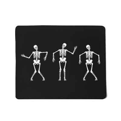 Dancing Skeletons Cute Halloween Mousepad